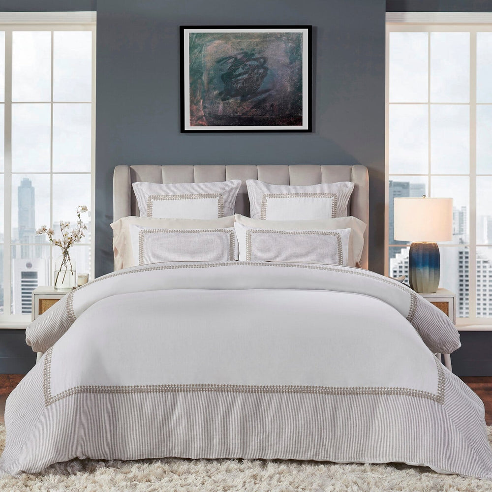 Westport European Linen Duvet Cover Duvet Covers By Orchids Lux Home