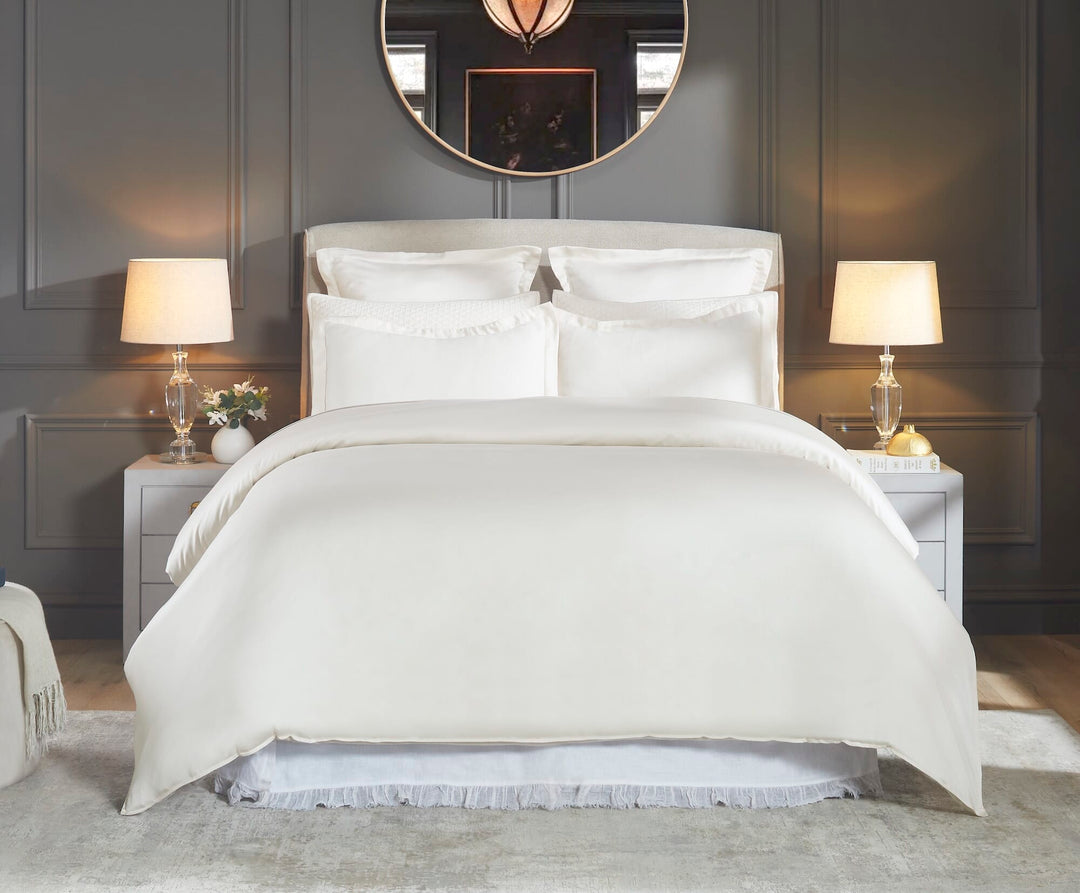 Merida Lyocell 400 Thread Count Duvet Cover Set Duvet Covers By Orchids Lux Home