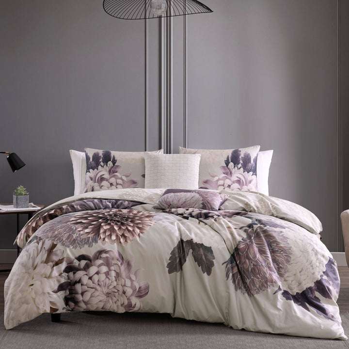 Bebejan Dahlia Purple 5 Piece Reversible Comforter Set Comforter Sets By Bebejan®
