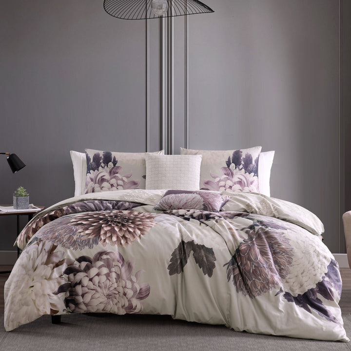 Bebejan Dahlia Purple 5 Piece Reversible Comforter Set Comforter Sets By Bebejan®
