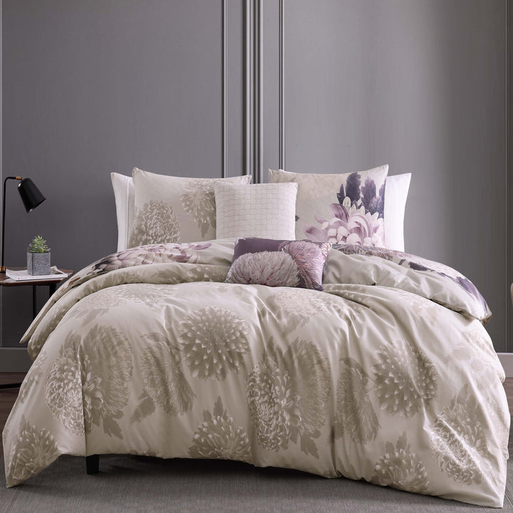 Bebejan Dahlia Purple 5 Piece Reversible Comforter Set Comforter Sets By Bebejan®