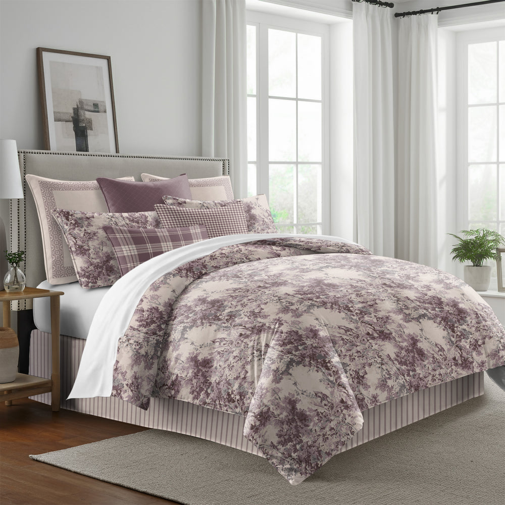 Dolce Wisteria 8 Piece Comforter Set Comforter Sets By Colcha Linens