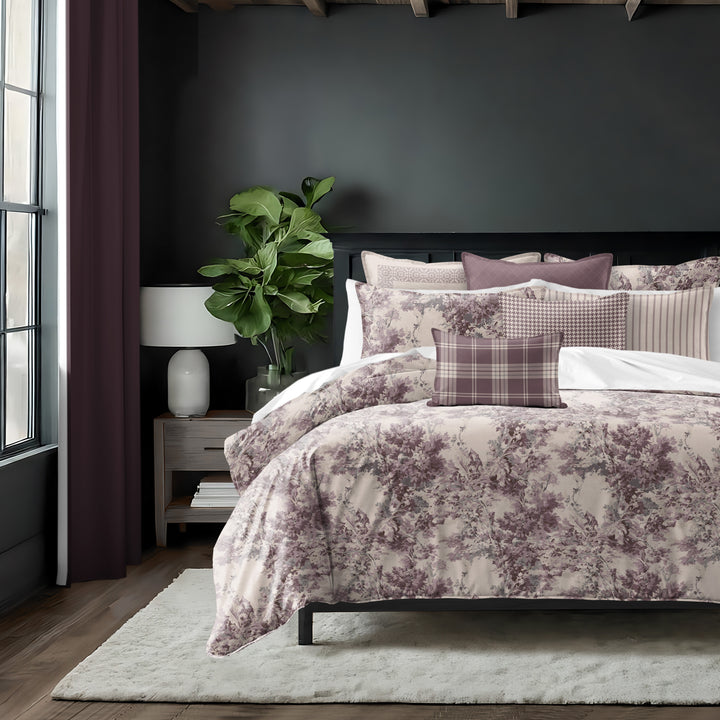 Dolce Wisteria 8 Piece Comforter Set Comforter Sets By Colcha Linens