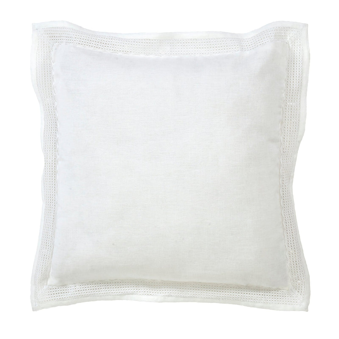 Sienna European Linen Lace Sham Sham By Orchids Lux Home