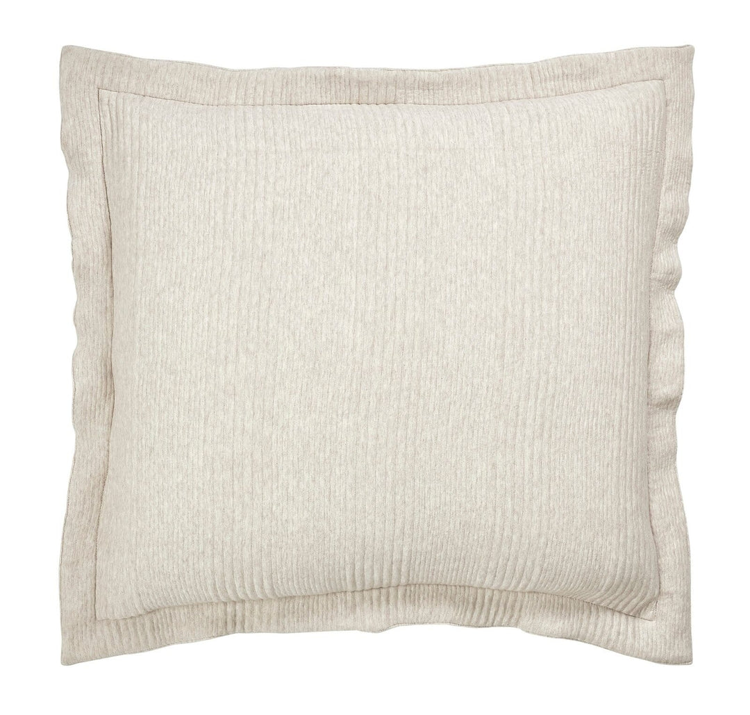Savoy Channel Quilted Jersey Sham Sham By Orchids Lux Home