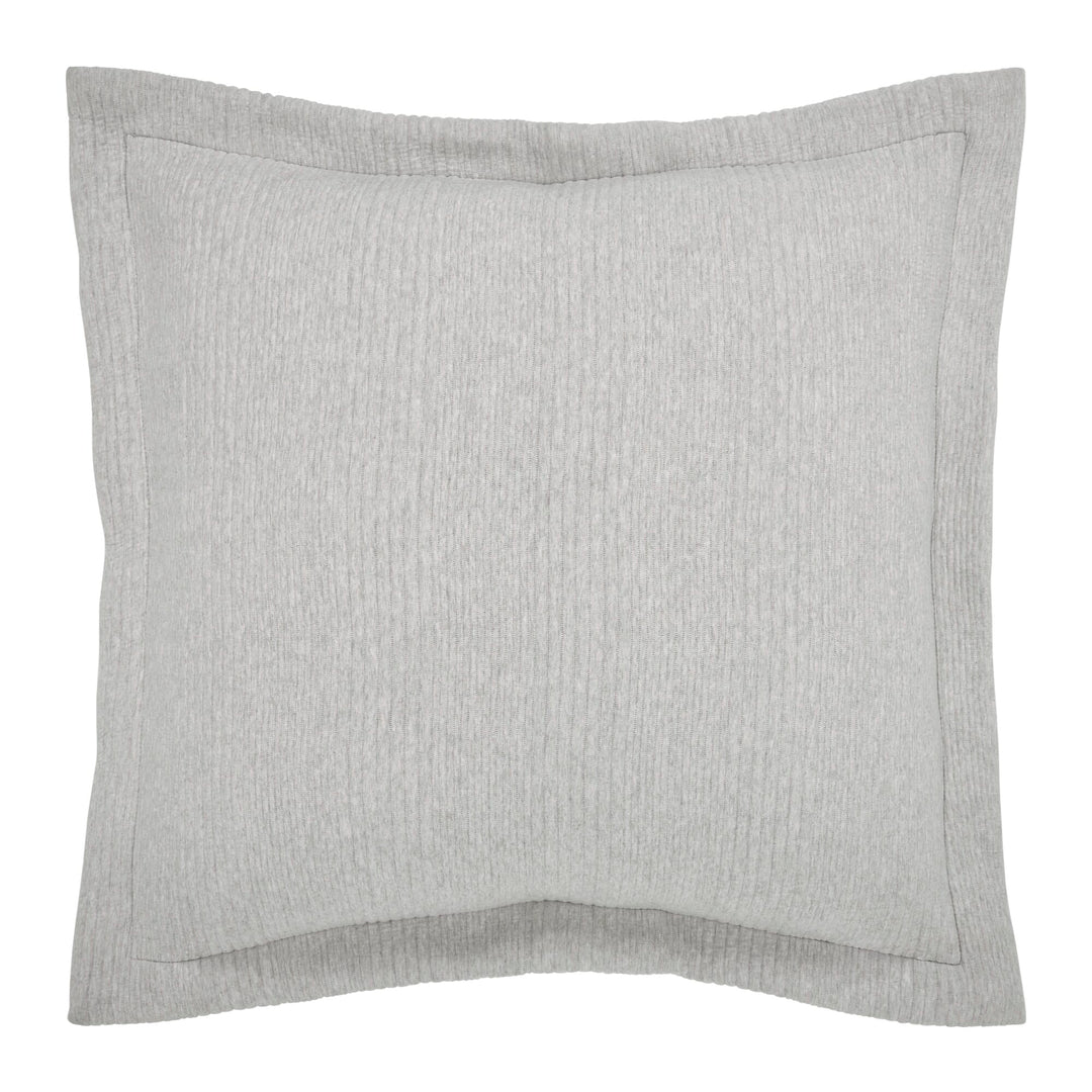 Savoy Channel Quilted Jersey Sham Sham By Orchids Lux Home