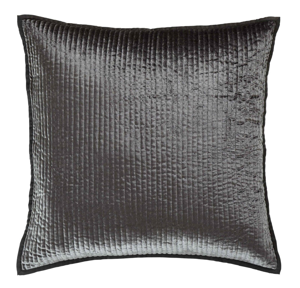Spencer Channel Stitch Velvet Sham Sham By Orchids Lux Home
