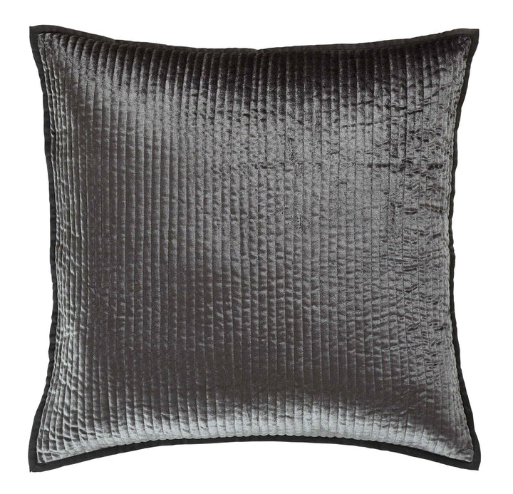 Spencer Channel Stitch Velvet Sham Sham By Orchids Lux Home