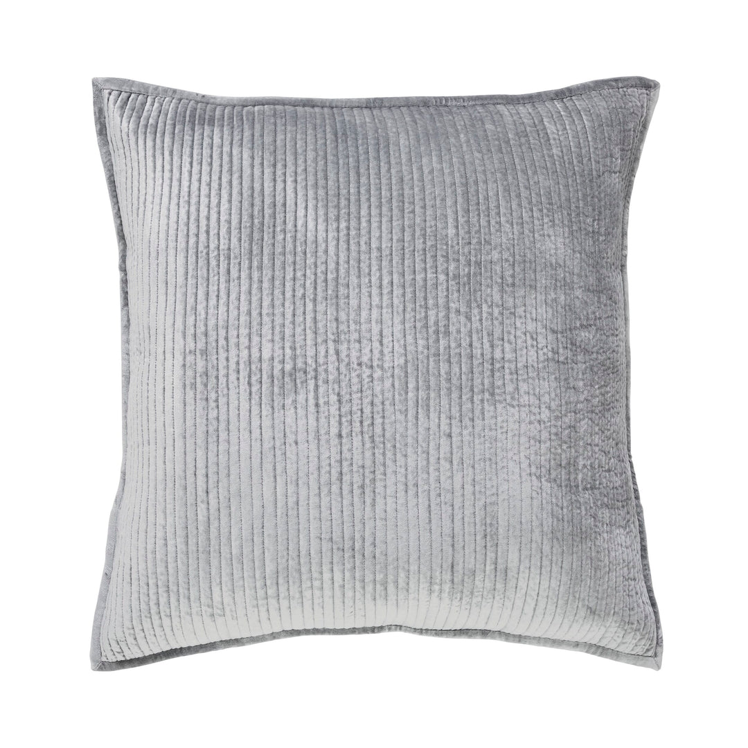 Spencer Channel Stitch Velvet Sham Sham By Orchids Lux Home