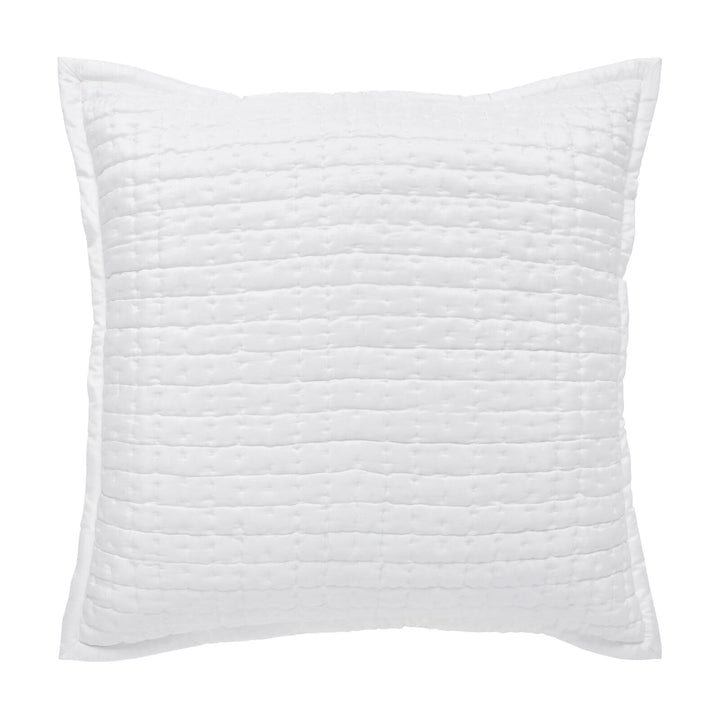 Malibu Silk Square Quilted Sham Sham By Orchids Lux Home