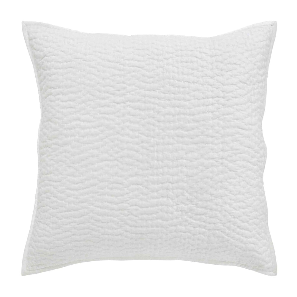 Laguna Pick Stitch Velvet Sham Sham By Orchids Lux Home