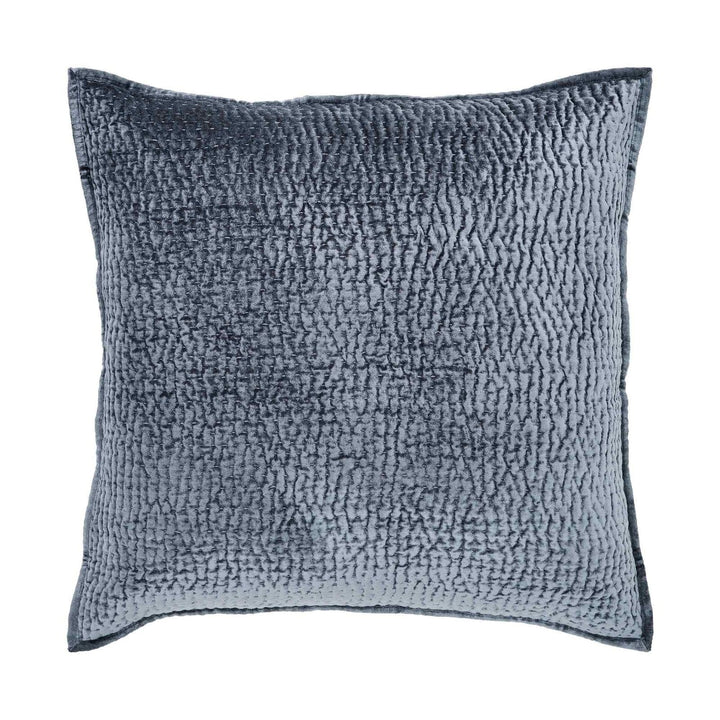 Laguna Pick Stitch Velvet Sham Sham By Orchids Lux Home