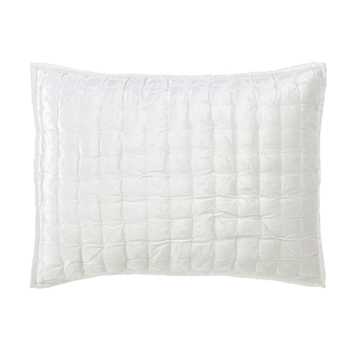 Luna Hand Pinched Velvet Sham Sham By Orchids Lux Home
