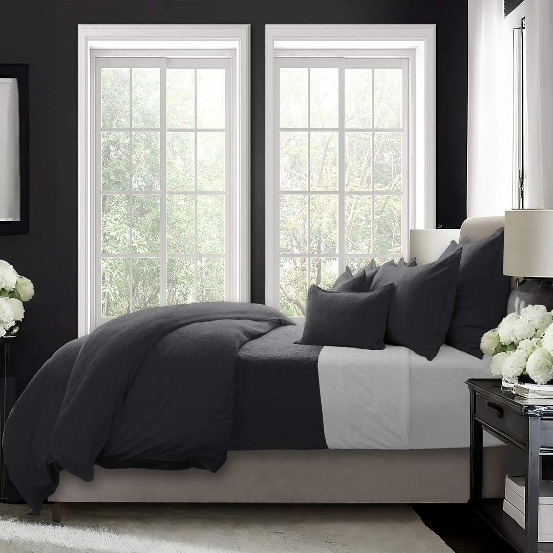 Elsie Ebony 8 Piece Coverlet Set Coverlet By Colcha Linens