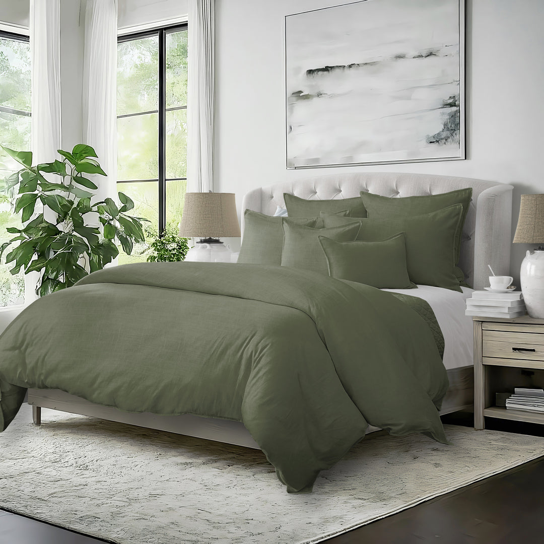 Elsie Sweet Grass 8 Piece Comforter Set Comforter Sets By Colcha Linens