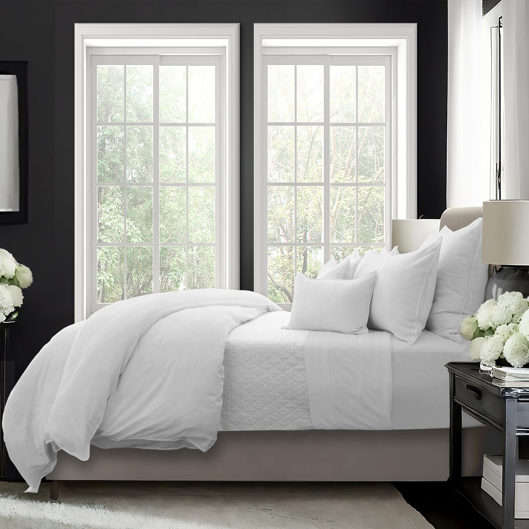 Elsie White 8 Piece Coverlet Set Coverlet By Colcha Linens