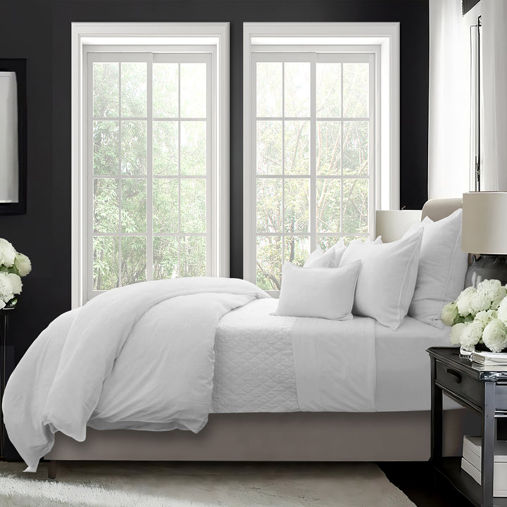 Elsie White 8 Piece Coverlet Set Coverlet By Colcha Linens