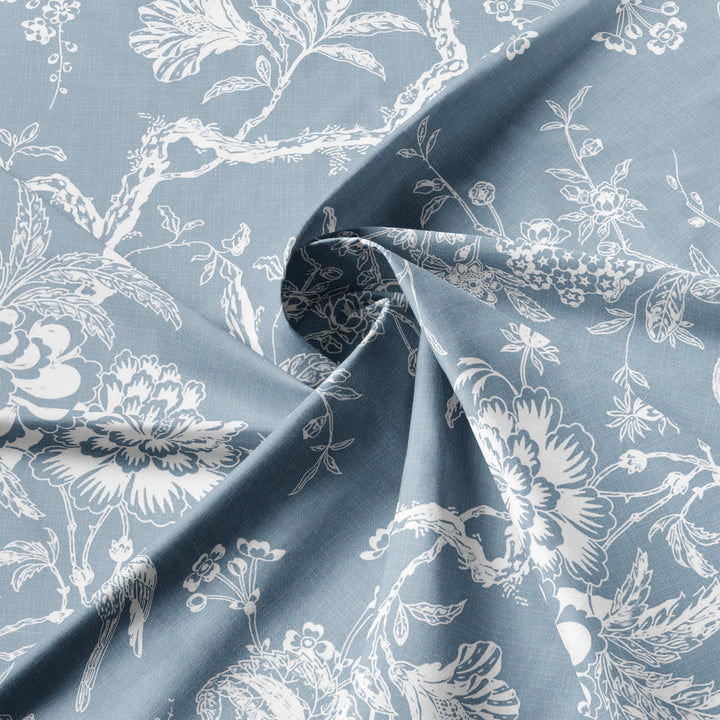 Elwood Cornflower Blue 8 Piece Duvet Cover Set Duvet Covers By Colcha Linens