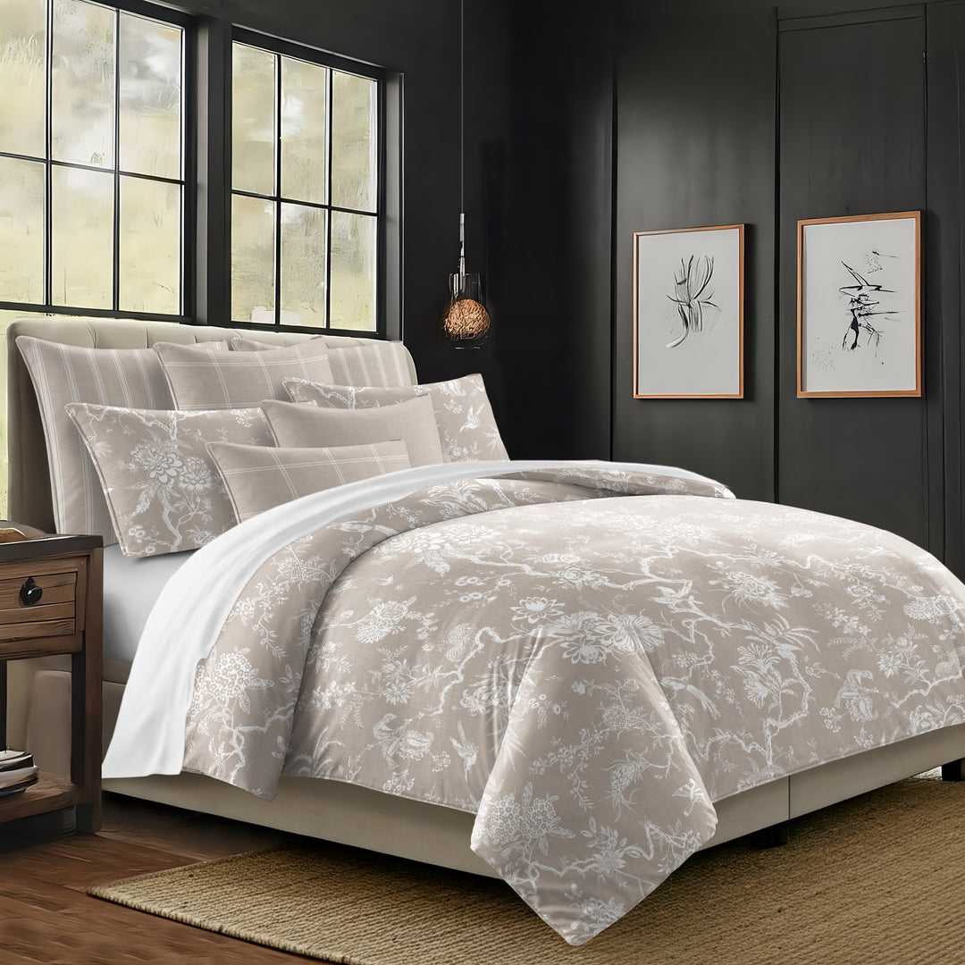 Elwood Natural 8 Piece Coverlet Set Coverlet By Colcha Linens