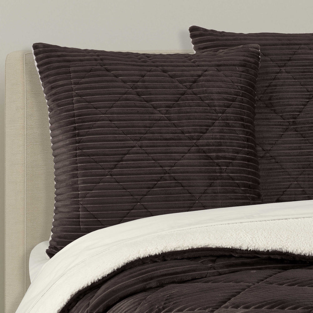 Everett Mocha Euro Sham Euro Sham By J. Queen New York