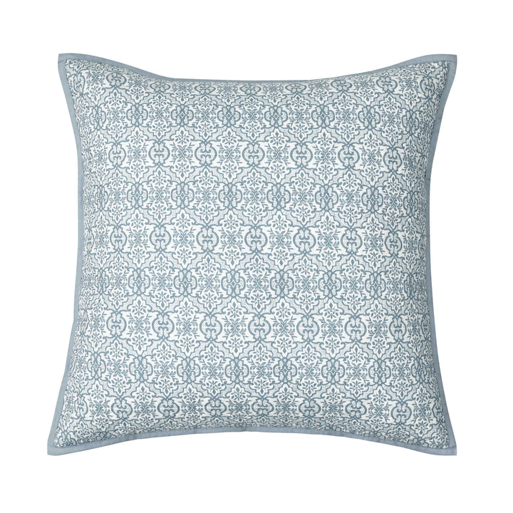 Evergreen Blue Euro Sham Euro Sham By J. Queen New York