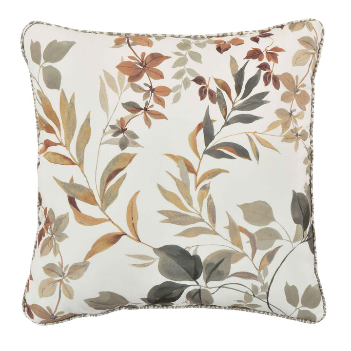Evergreen Sage Square Decorative Throw Pillow 16" x 16" Throw Pillows By J. Queen New York