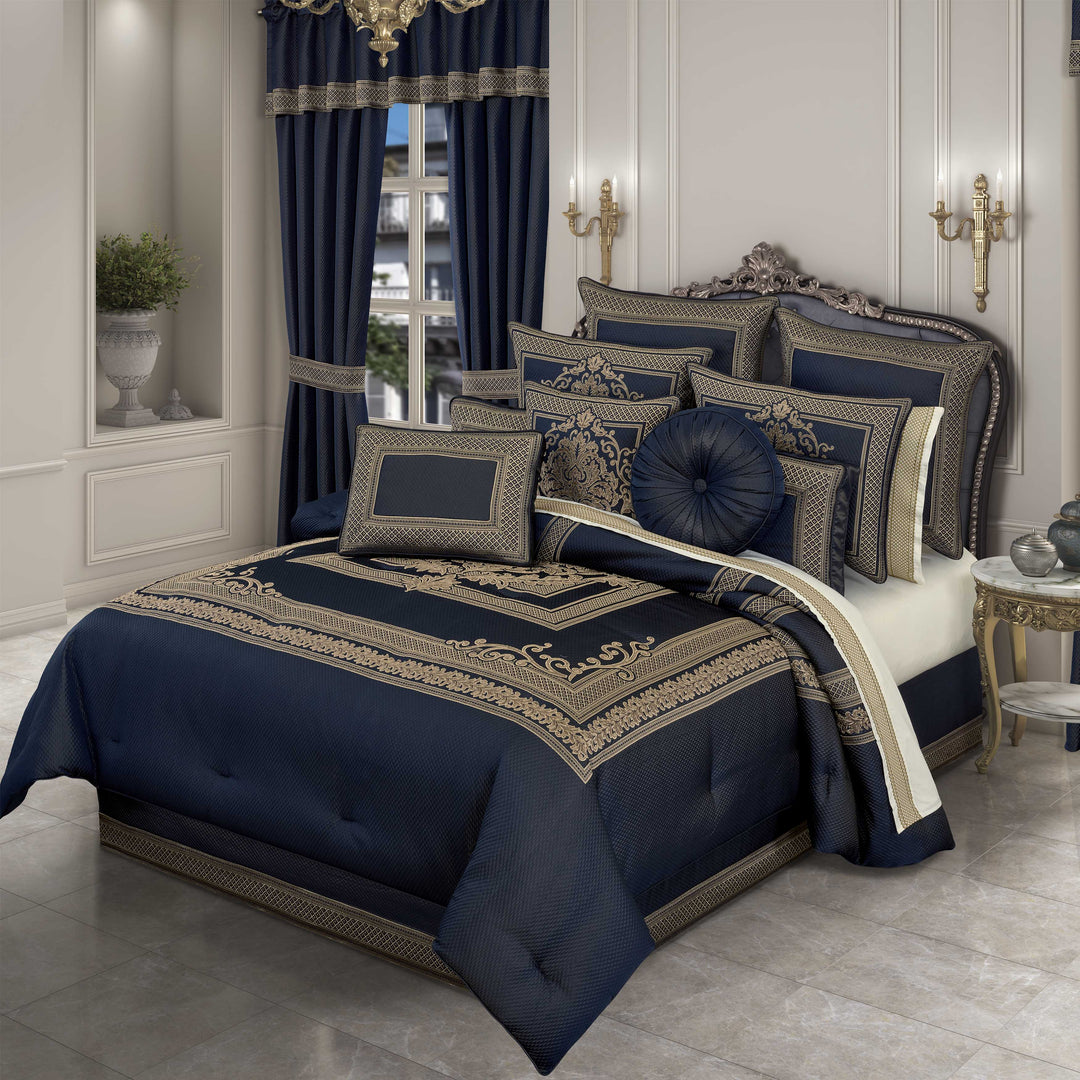 Excelsior Royal Blue Piece Comforter Set – Latest Bedding
