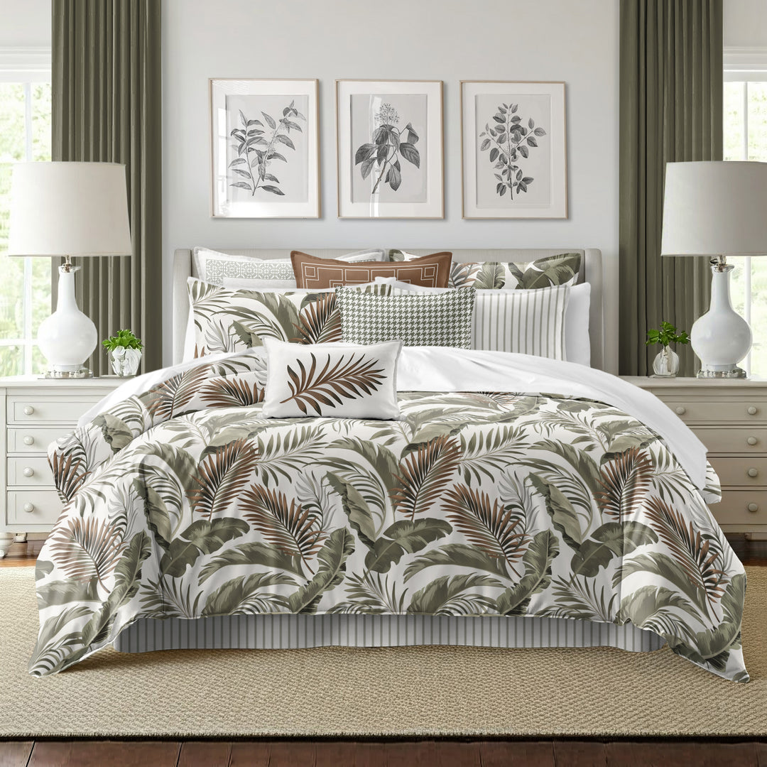 Frondosa Copper 8 Piece Comforter Set Comforter Sets By Colcha Linens