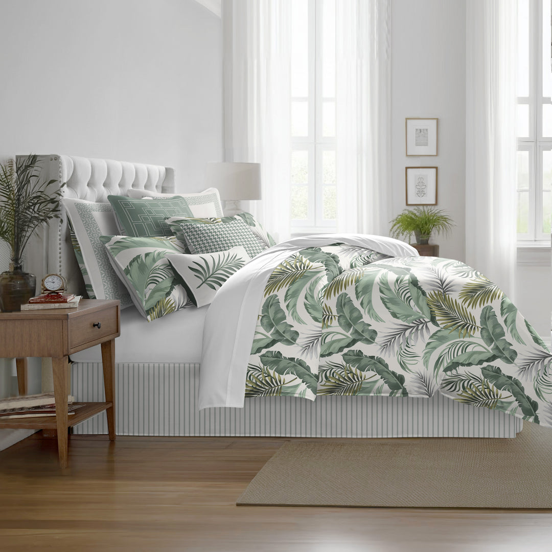 Frondosa Seagrass 8 Piece Duvet Cover Set Duvet Covers By Colcha Linens