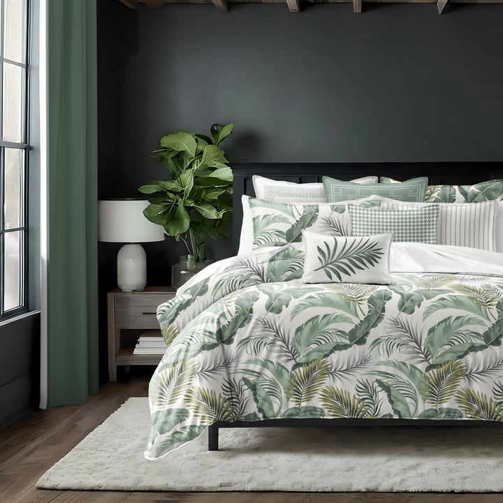 Frondosa Seagrass 8 Piece Duvet Cover Set Duvet Covers By Colcha Linens