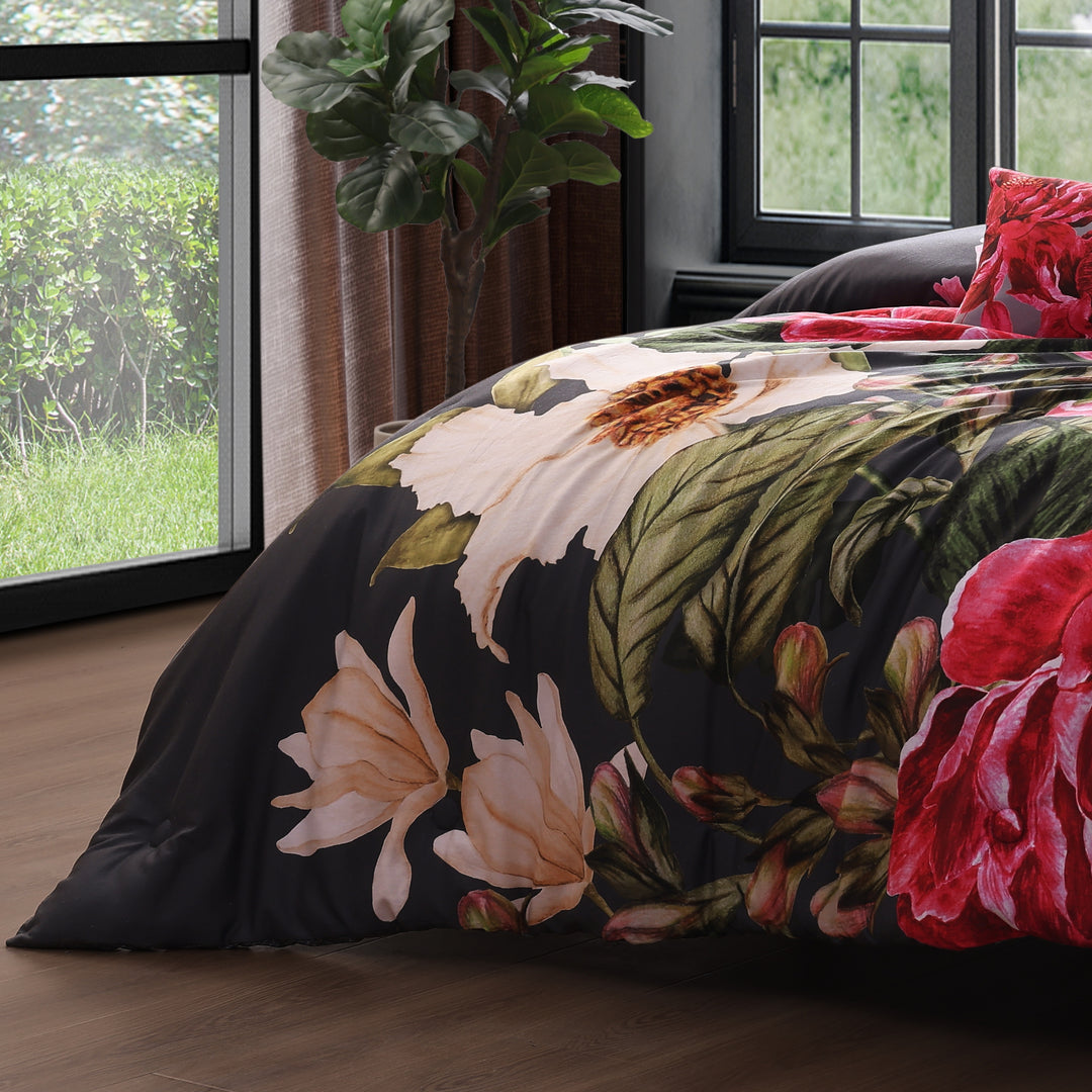Bebejan Flower Garland 5 Piece Reversible Comforter Set