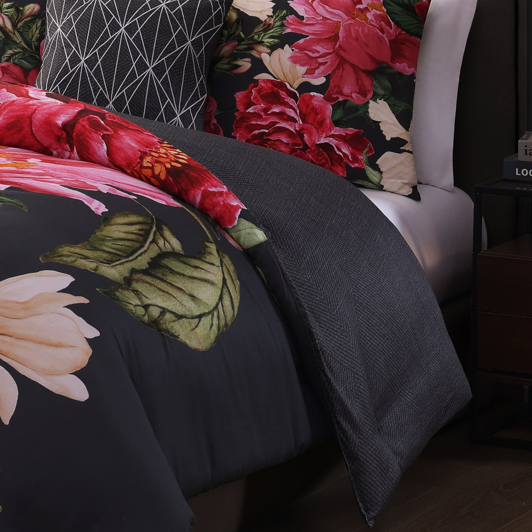 Bebejan Flower Garland 5 Piece Reversible Comforter Set