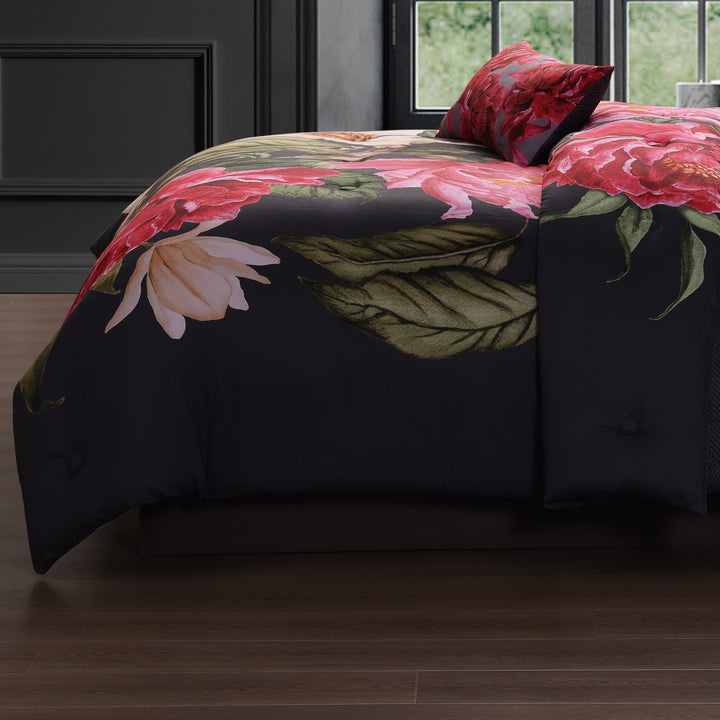 Bebejan Flower Garland 5 Piece Reversible Comforter Set