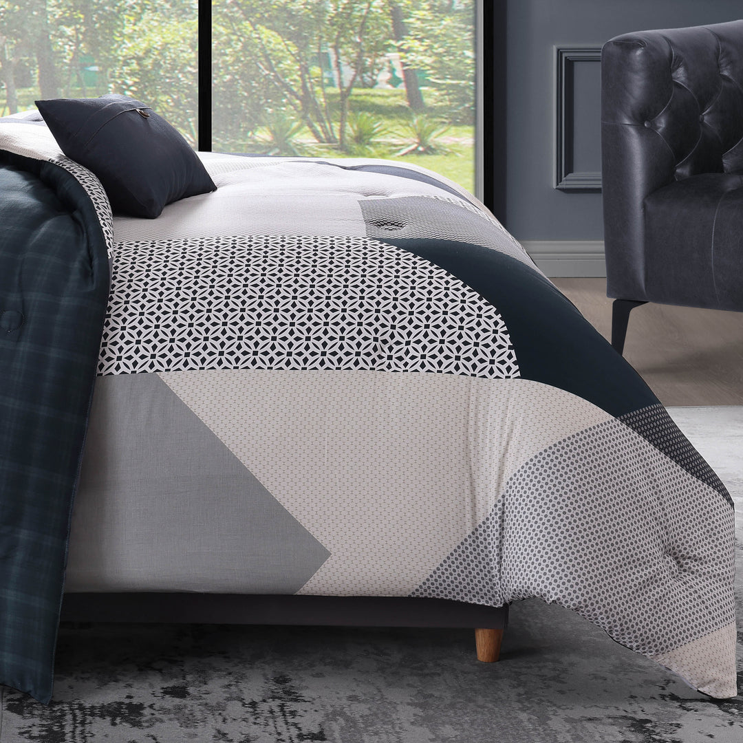 Bebejan Geo Fusion 5 Piece Reversible Comforter Set Comforter Sets By Bebejan®