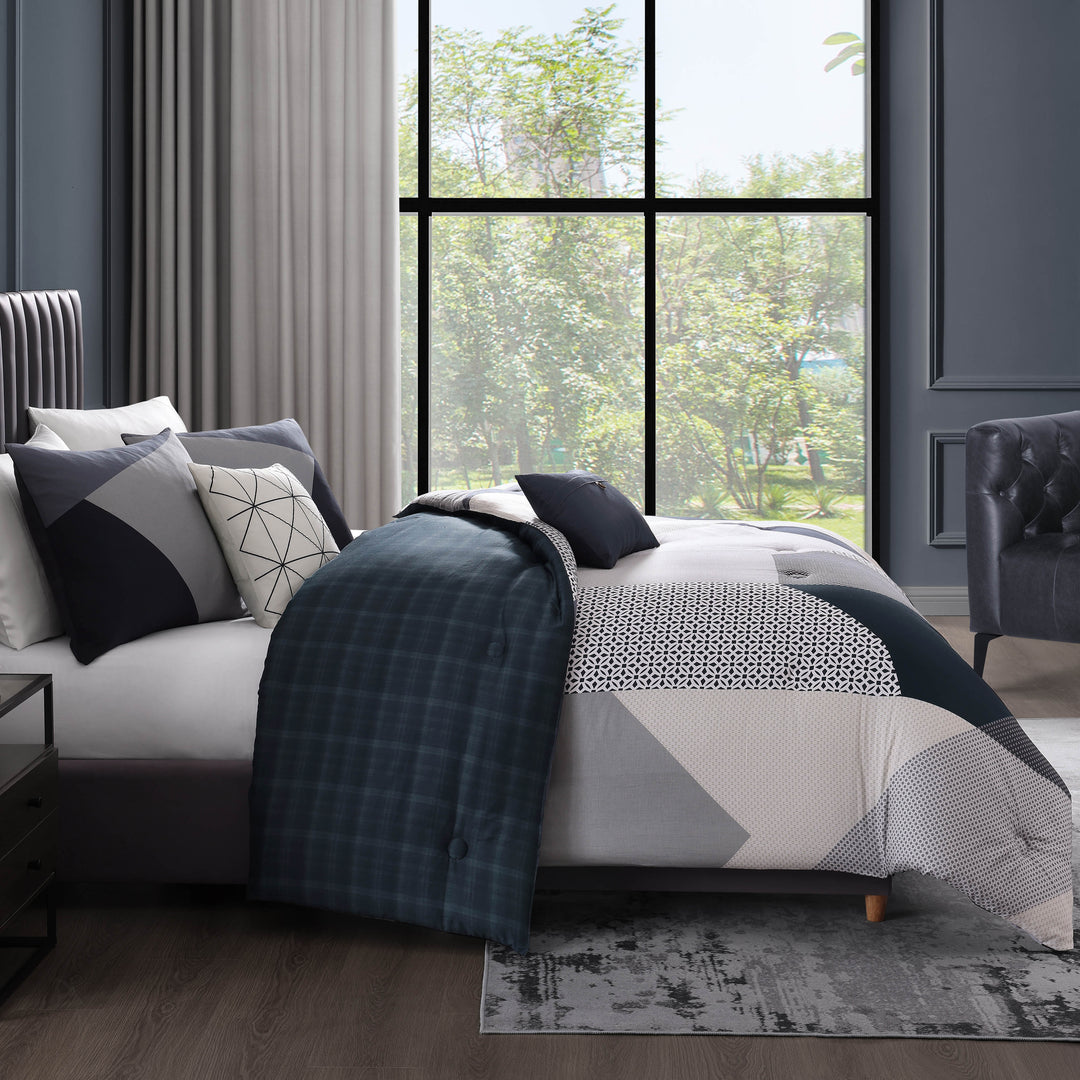 Bebejan Geo Fusion 5 Piece Reversible Comforter Set Comforter Sets By Bebejan®