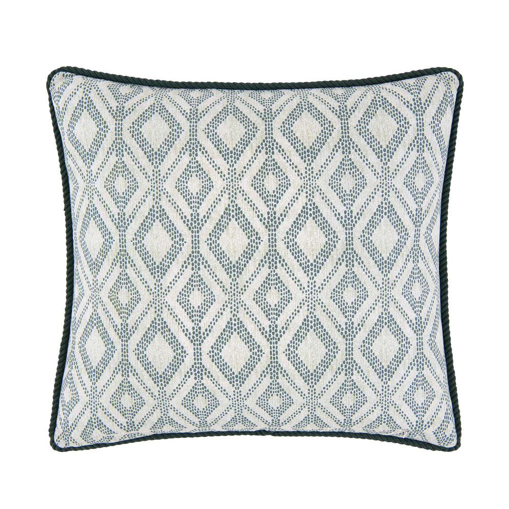 Harrogate Teal Square Decorative Throw Pillow 18" x 18" Throw Pillows By P/Kaufmann