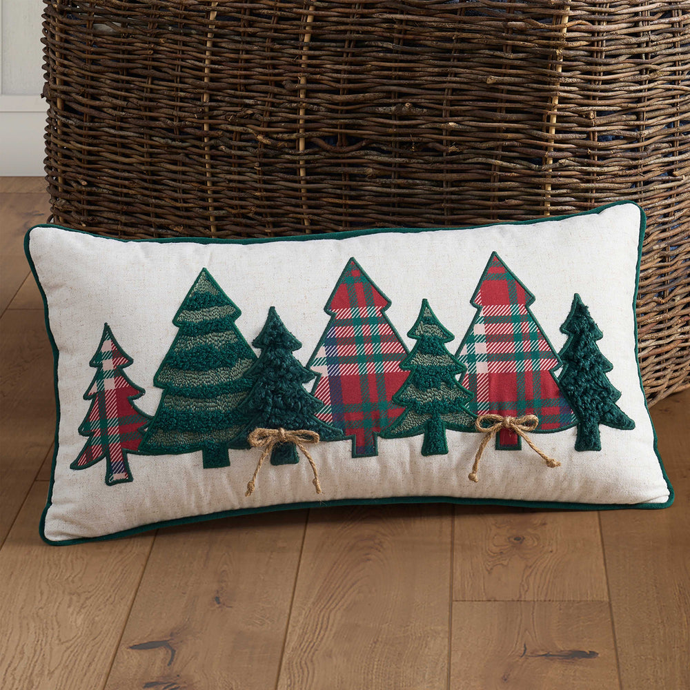 Heathered Evergreen Boudoir Decorative Throw Pillow 20" x 12" Throw Pillows By J. Queen New York