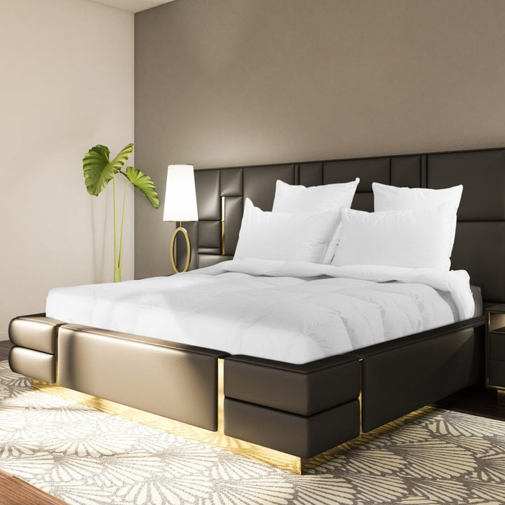 Himalaya 800+ Hypoallergenic Siberian White Goose Down Comforter Duvet Insert By Downright