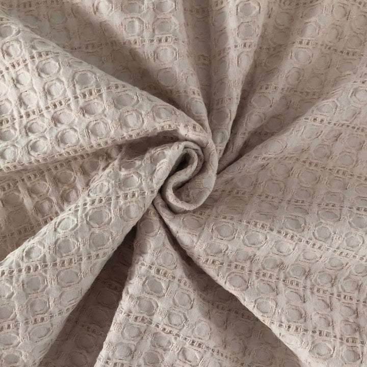 Honeycomb Waffle Natural 8 Piece Coverlet Set Coverlet By Colcha Linens