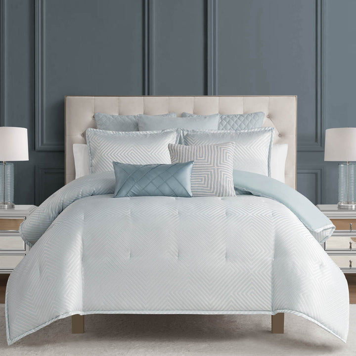 Houston Jade 3 Piece Comforter Set