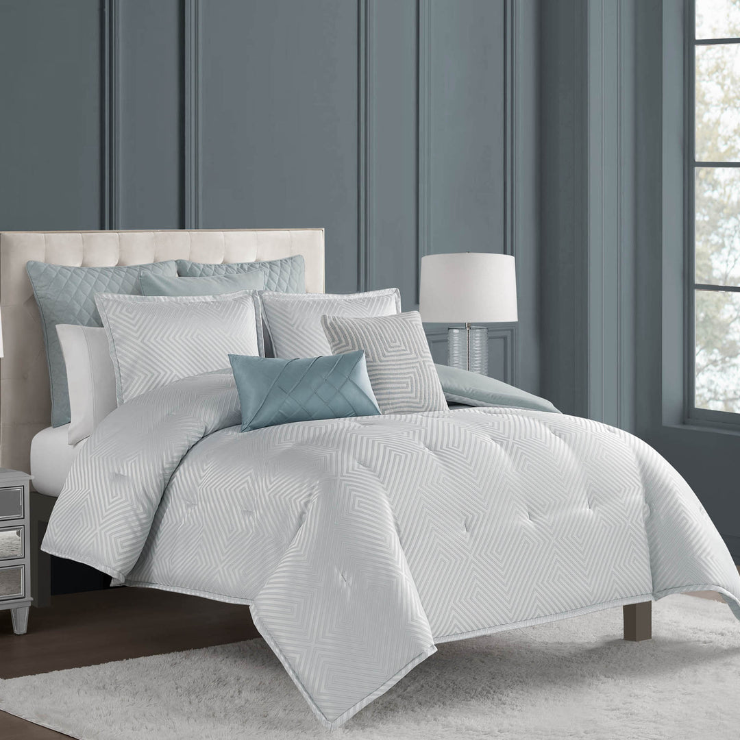 Houston Jade 3 Piece Comforter Set