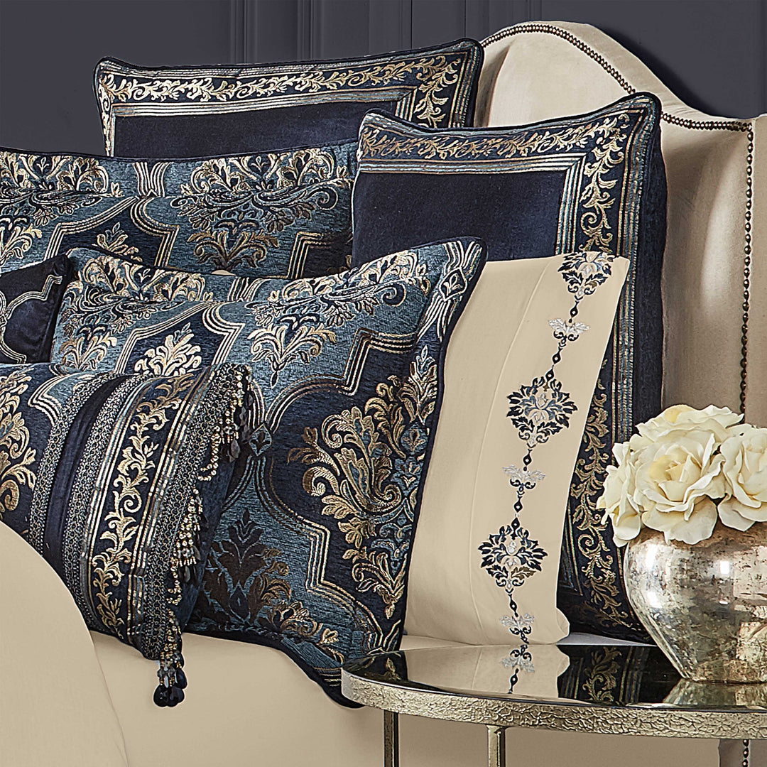 Middlebury Indigo Euro Sham Euro Sham By J. Queen New York