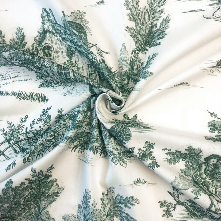 Jardin Du Jouy Toile Evergreen 8 Piece Coverlet Set Coverlet By Colcha Linens