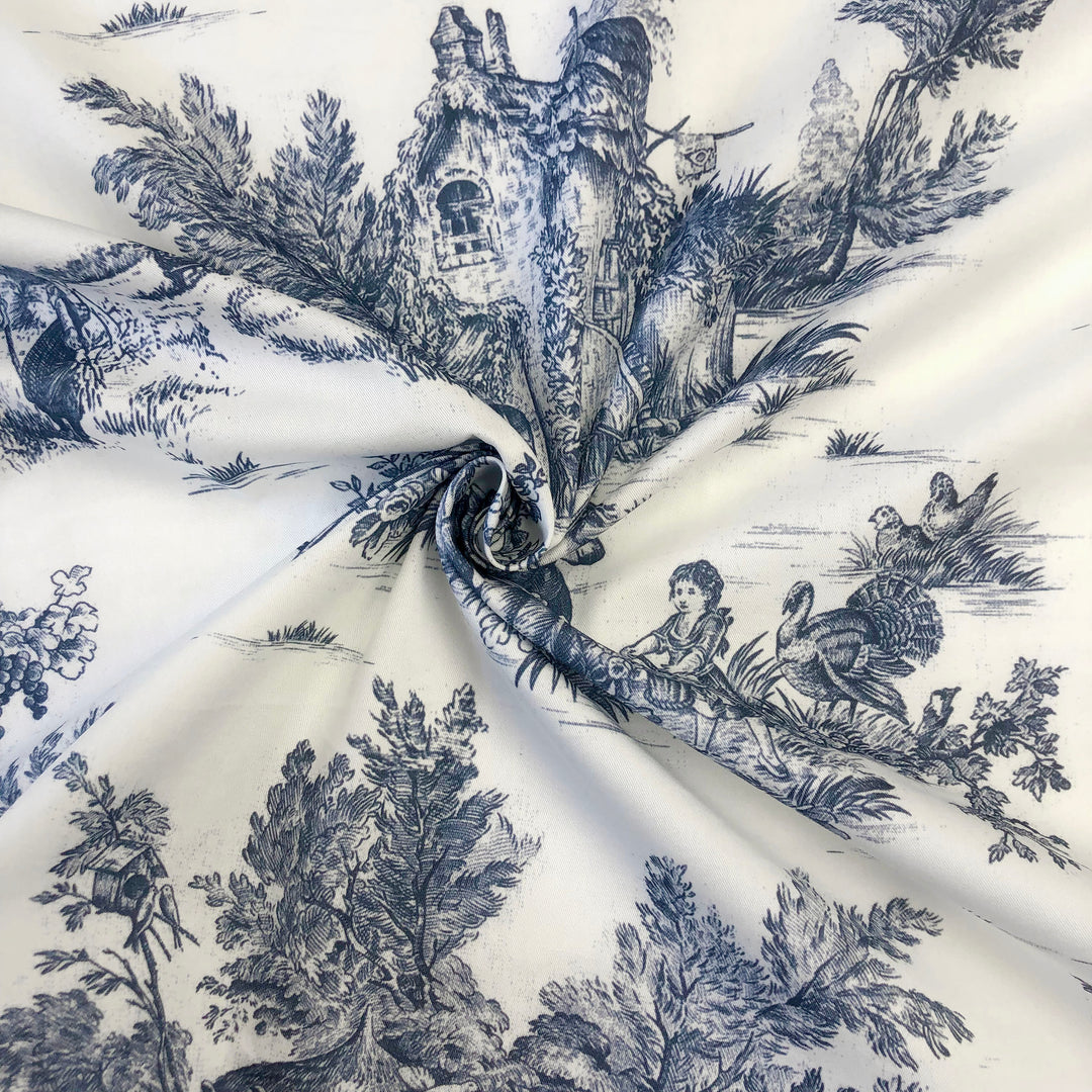 Jardin Du Jouy Toile Indigo 8 Piece Coverlet Set Coverlet By Colcha Linens