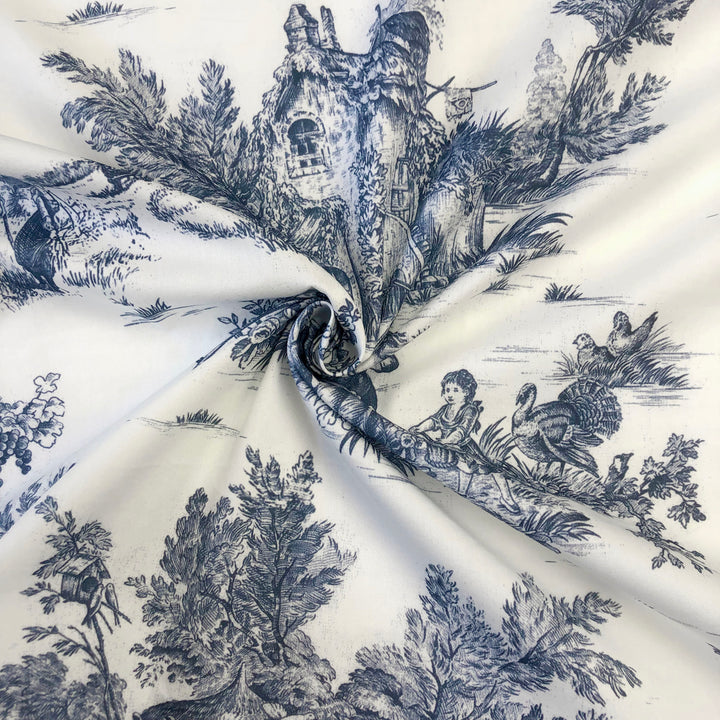 Jardin Du Jouy Toile Indigo 8 Piece Comforter Set Comforter Sets By Colcha Linens