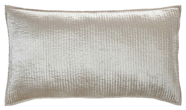 Spencer Channel Stitch Velvet Sham Sham By Orchids Lux Home