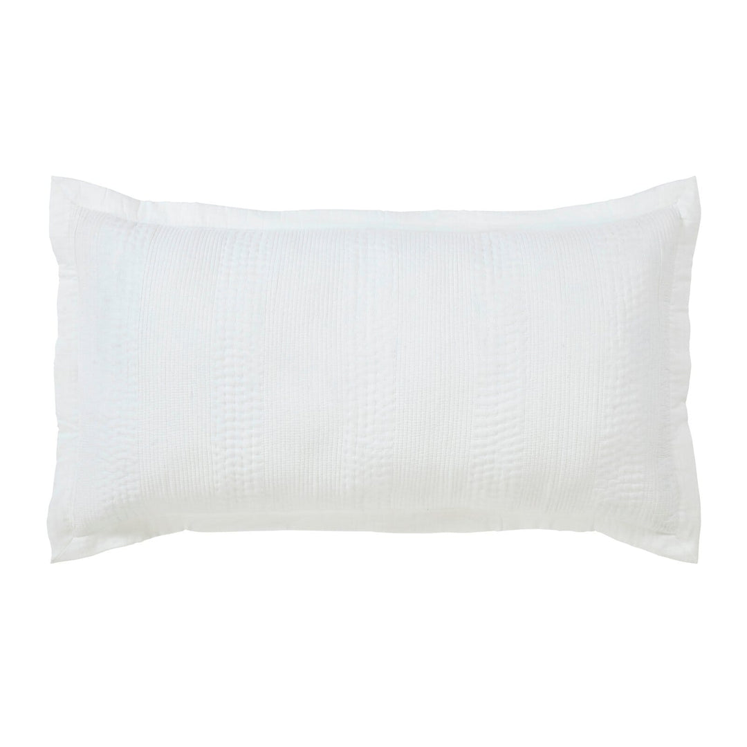 Laysan Channel Quilted Cotton Sham Sham By Orchids Lux Home