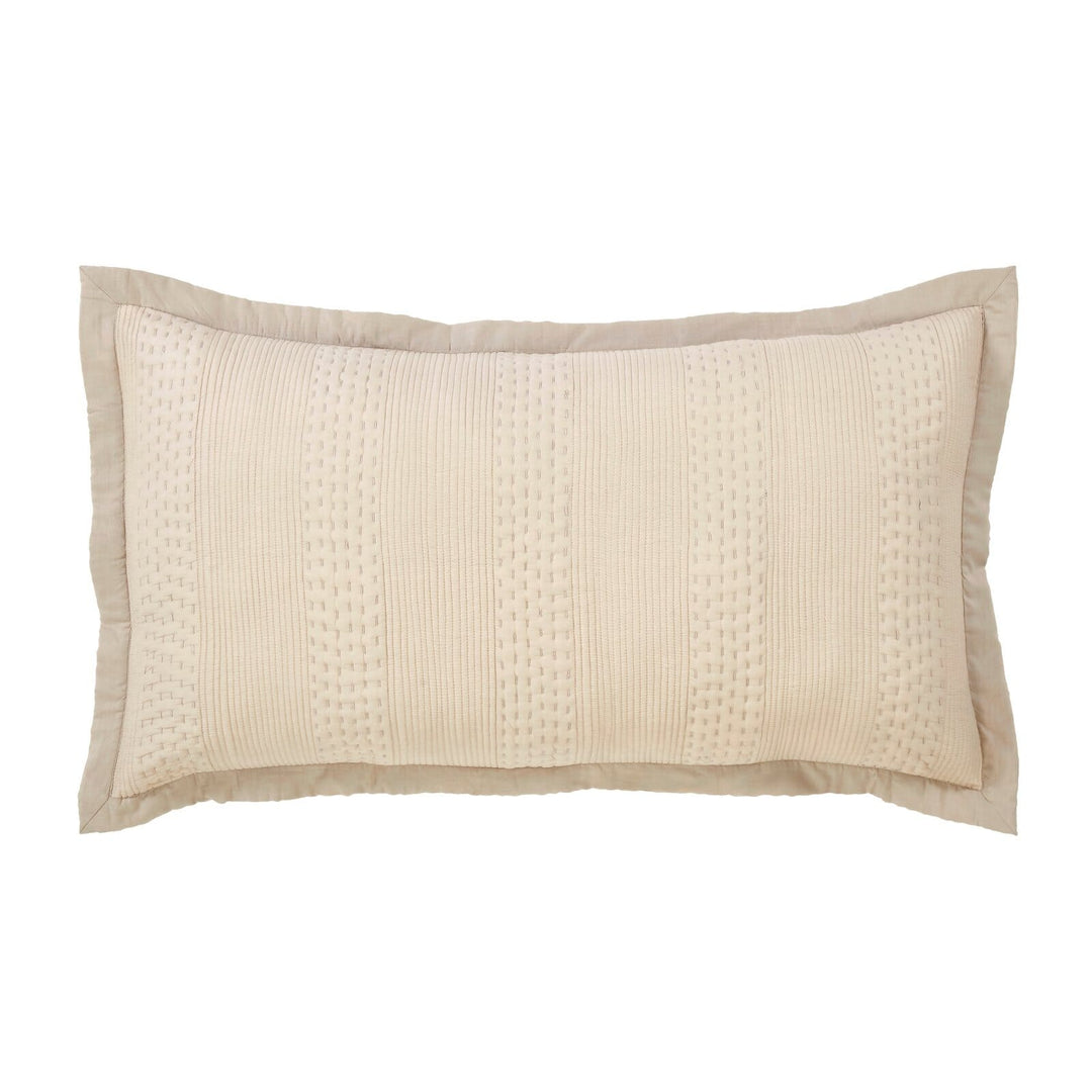 Laysan Channel Quilted Cotton Sham Sham By Orchids Lux Home