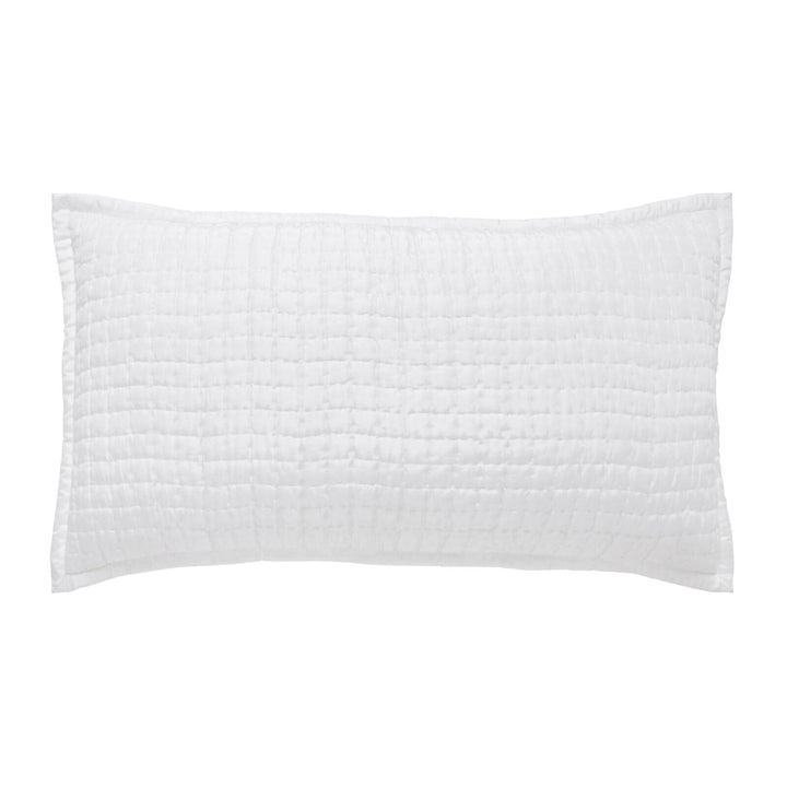 Malibu Silk Square Quilted Sham Sham By Orchids Lux Home