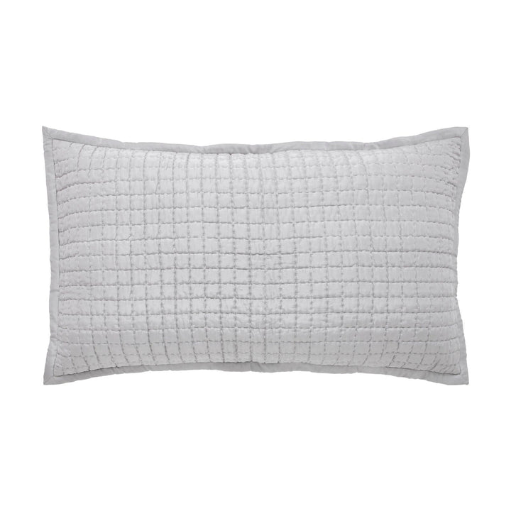 Malibu Silk Square Quilted Sham Sham By Orchids Lux Home